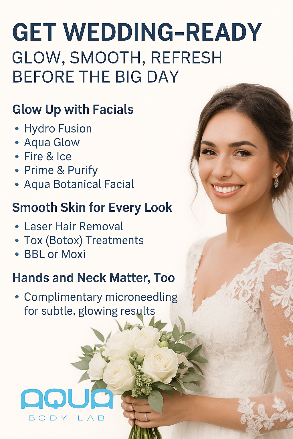 Wedding-Ready Skin: Facials, Laser & Botox | Aqua Body Lab Lansing